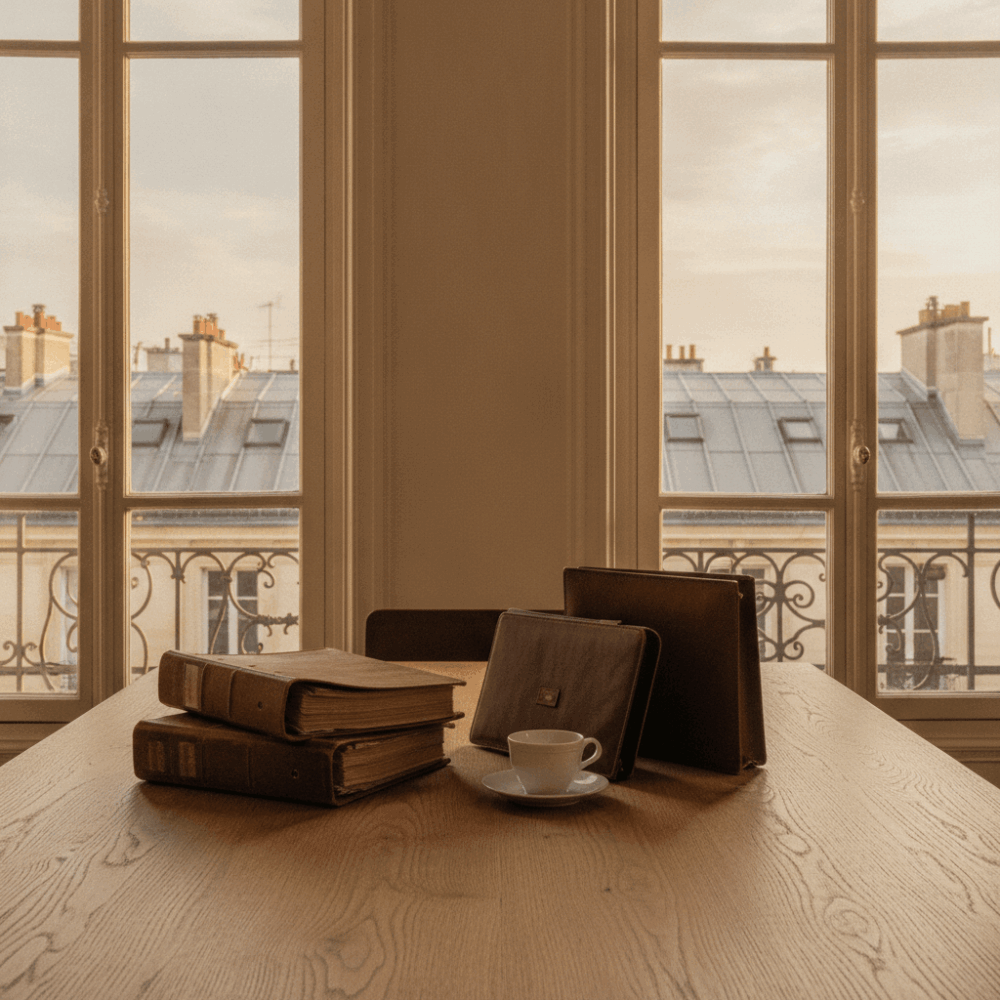 Cabinet d'avocat parisien avec dossiers épais illustrant les écarts de prix selon la localisation