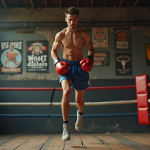 Les cinq meilleurs exercices de corde à sauter pour les boxeurs Jeune boxeur sautant à la corde dans une salle de gym