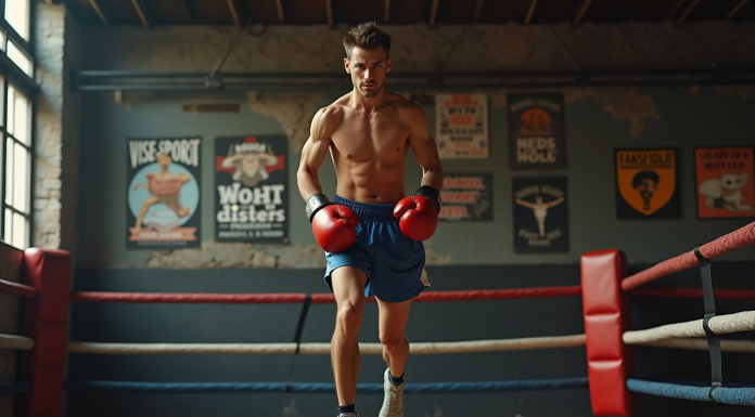 Les cinq meilleurs exercices de corde à sauter pour les boxeurs Jeune boxeur sautant à la corde dans une salle de gym